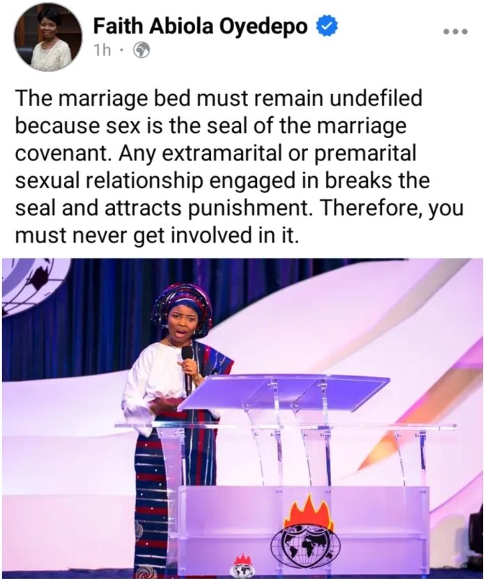 The Marriage Bed Must Remain Undefiled Because Sex Is The Seal Of