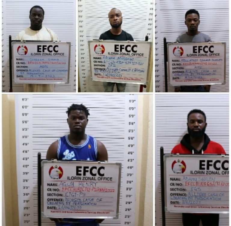 Corps member and 4 others jailed for cybercrime in Ilorin