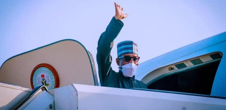 President Buhari arrives Lagos for commissioning of Dangote refinery