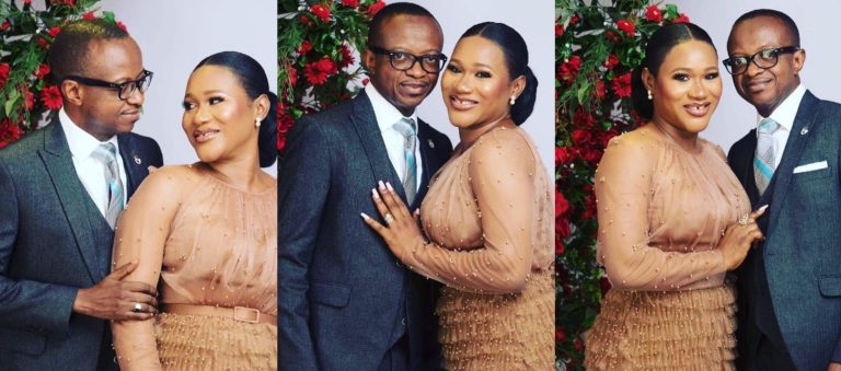 “My divine compensation, in him I met God and true love” – Sunmbo Adeoye celebrates her husband as he turns 52