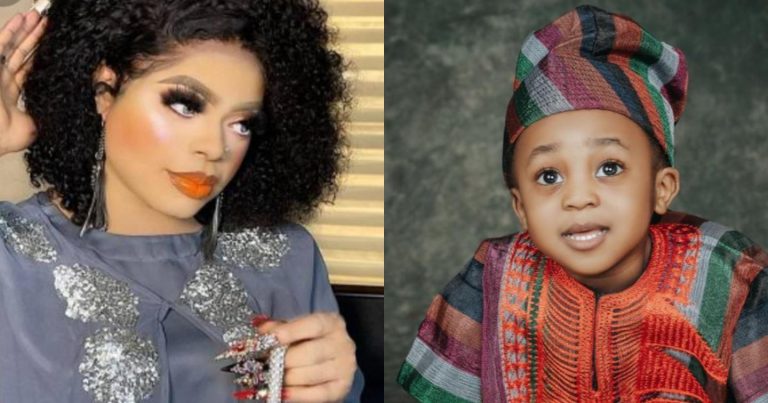 “Ifeanyi why, I had so much plans for you” —Bobrisky cries out as he mourns the death of Davido’s son