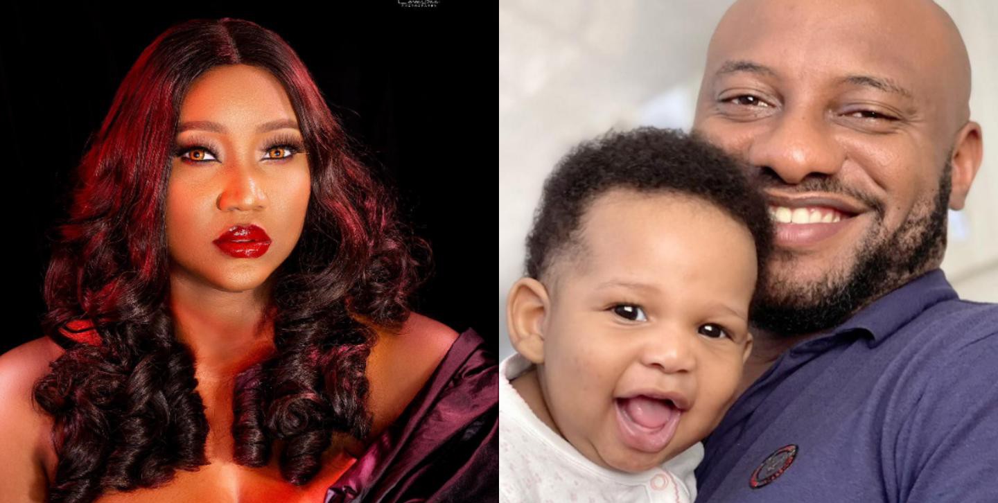 “Praise the Lord” – Netizens react to alleged report of Yul Edochie not being the father of Judy Austin’s son
