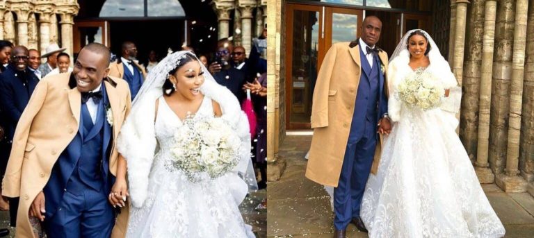 “One year ago today” – Rita Dominic and her husband, Fidelis Anosike, celebrate their first wedding anniversary