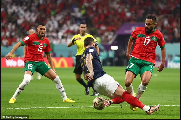 Morocco launch an official complaint to FIFA about World Cup referee Cesar Ramos after their 2-0 defeat by France
