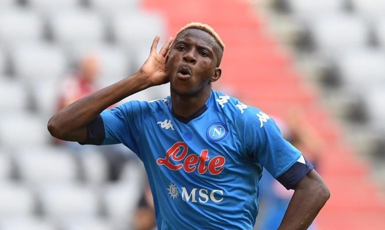 Manchester United ‘are targeting a move for Super Eagles and Napoli striker, Victor Osimhen