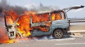 Seven women burnt to death as bus explodes on Sagamu-Benin expressway