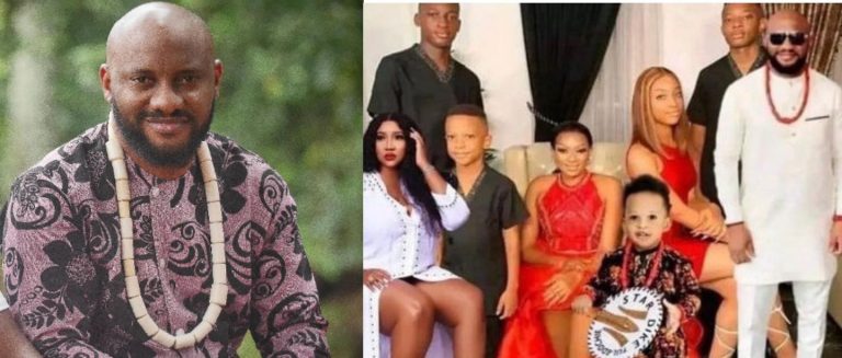“This is how it should be, everybody will be living in peace, love and jolly” – Yul Edochie reacts as fan photoshopped family photo May shared on Christmas day