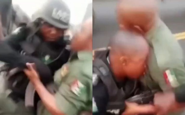 The soldier was angry the police stopped the bus he boarded, for driving against traffic – Lagos police spokesperson speaks on trending video of soldiers and police officers fighting