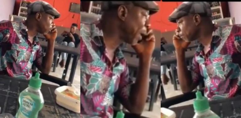 This video of an Igbo father rebuking his son for spending money carelessly will leave you laughing