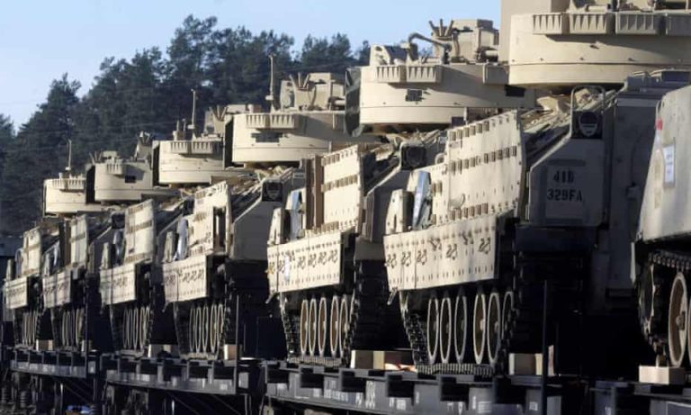 US and Germany agree to send armored fighting vehicles to Ukraine