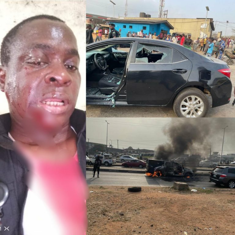 Update: Police confirm one dead in Ojota crisis, says two police officers were shot at by the Yoruba nation agitators (photos)