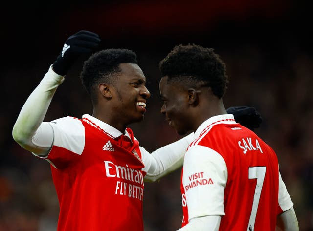 Arsenal 3-2 Manchester United : Nketiah’s strike ensures Gunners go five points clear at top of premier league table