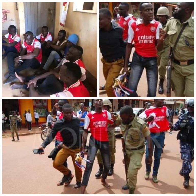 Jubilant Arsenal fans arrested in Uganda for holding ‘illegal’ victory parade after club’s win against Manchester United