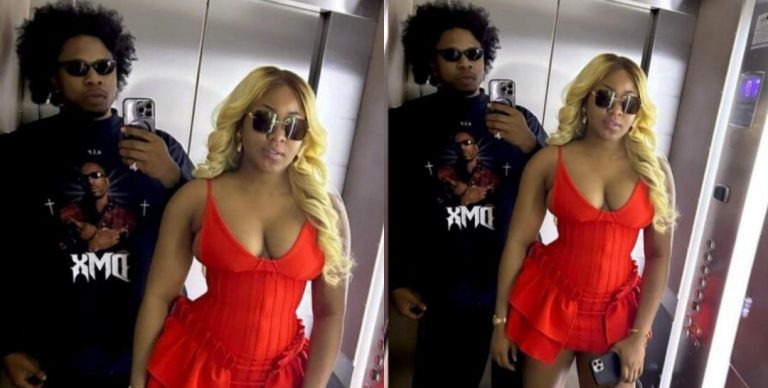 “Nigerian Beyonce and Jay-Z” – Reactions as Erica Nlewedim and Runtown step out in style