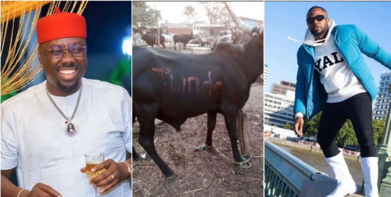 Billionaire, Obi Cubana gifts Tunde Ednut six cows and N5 million for his 37th birthday