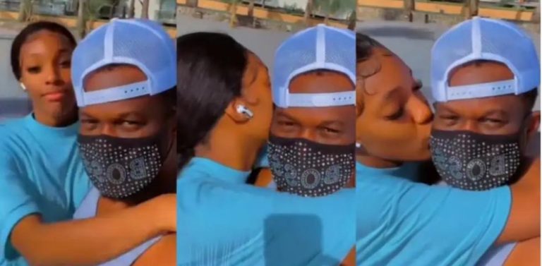 “My baby” – Paul Okoye and Ivy Ifeoma publicly display affection, shortly after break-up rumours