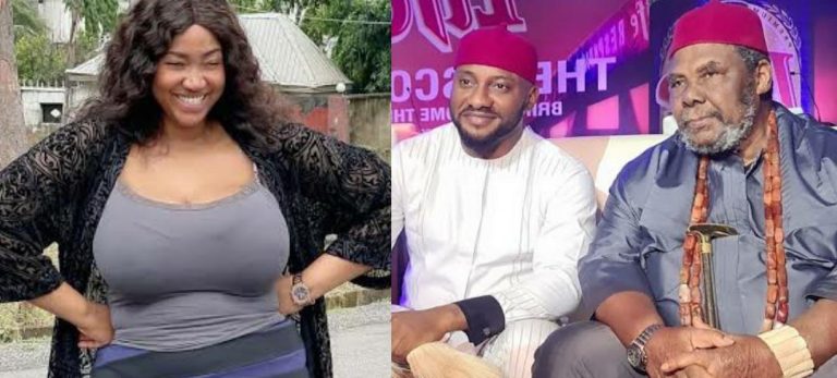 Yul Edochie speaks on Judy Austin’s interaction with Pete on set days after his dad praised May (VIDEO)