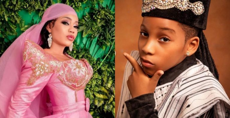 “Abortion is never an option, I do not regret keeping you my son” – Toyin Lawani advises as she celebrates her son’s birthday