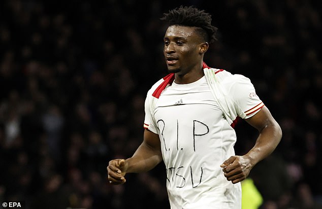 Ajax star Mohammed Kudus pays tribute to fellow Ghanaian Christian Atsu after scoring