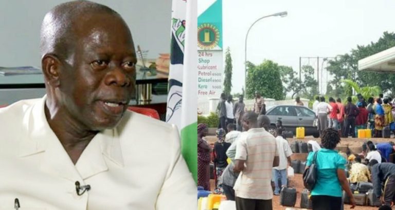 Former Edo State Governor, Adams Oshiomhole cries out after paying N1,000 per litre to get fuel