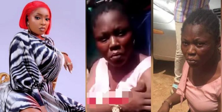 “Where are her friends? She’s not okay please” – Anita Joseph reacts as angry mob disgrace Yoruba actress Yetunde Akilapa for stealing again