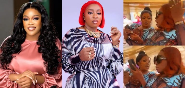 “I don’t see pride here, they only wanted convenience” –  Fans defend Anita Joseph and Eve Esin for chasing away an over-zealous fan at an event (Video)