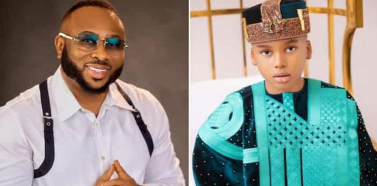 “I miss you greatly and long to see you soon, my flesh and blood” – Churchill Olakunle celebrates his son with Tonto Dikeh on his birthday