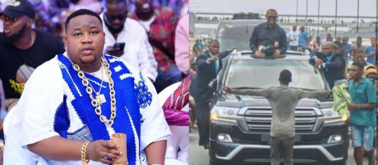 “His life has change” – Cubana Chief Priest vows to make teenager, Yusuf Alimi a millionaire for standing in front of Peter Obi’s moving convoy