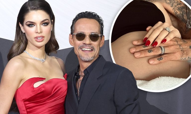 Singer Marc Anthony, 54, expecting 7th child with fourth wife Nadia Ferreira, 23