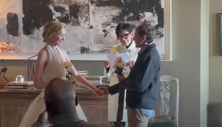Prince Harry and Meghan Markle celebrate as Ellen DeGeneres and Portia de Rossi renew their marriage vows after 14 years (photos/Video)
