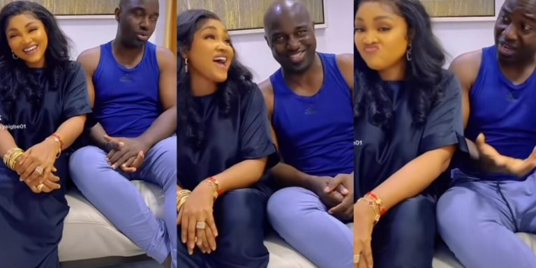 Valentine: Mercy Aigbe reveals the unusual thing she did for her husband to get a trip to the Maldives (Video)