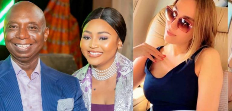 “Finally Regina Daniels has released his phone” – Ned Nwoko stirs reactions as he gushes over his wife, Laila Charani following reconciliation