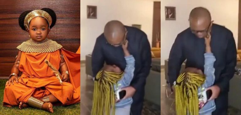 “You wan kiss our president?” – Fans reacts as Obio Oluebube stretches her lips towards Peter Obi (Video)