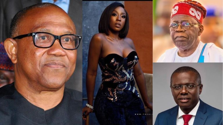 Sanwo-Olu is shaking right now – Actress Beverly Naya reacts to Peter Obi defeating Bola Tinubu in Lagos state