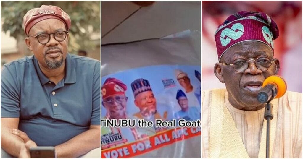 Charles Inojie reacts to video of ladies vowing to vote for Tinubu after receiving bags of rice (Video)