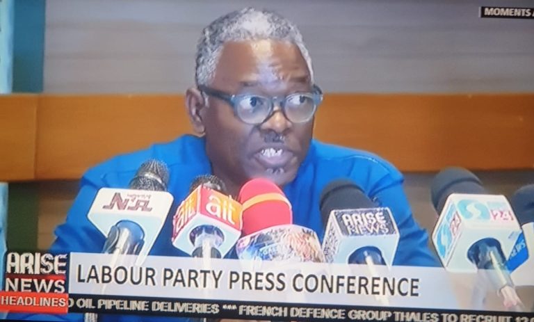 Suspend further announcement of the results or completely cancel the entire election and make plans for another election – Labour party tells INEC