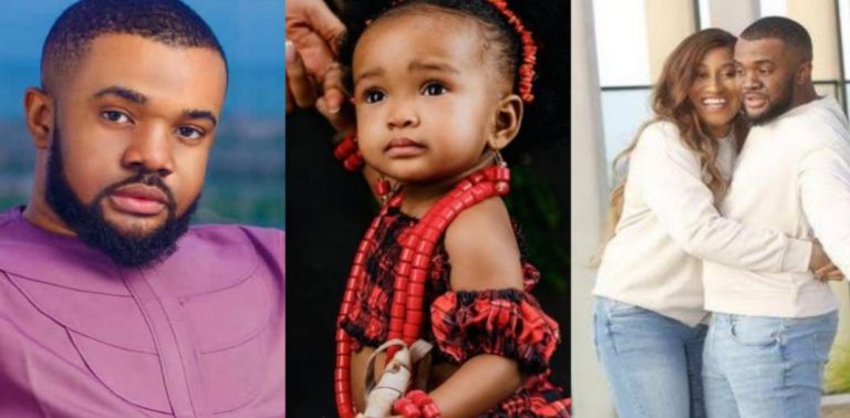 “God instructed me not to reveal her face till she turns one, I had to obey” – Williams Uchemba reveals as he marks daughter’s 1st birthday