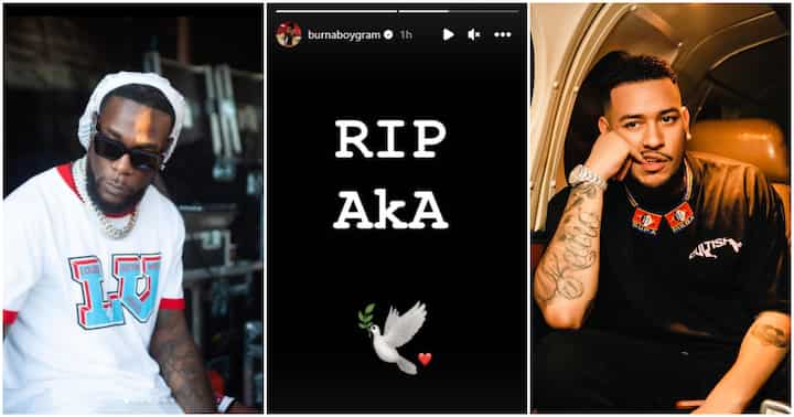 I told you to get a gun. I hope they catch whoever did you wicked – Burna Boy to South African rapper, AKA