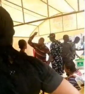 Trending video of a political thug threatening Igbos at a polling unit