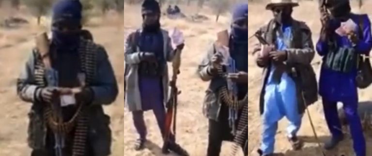 Notorious terrorist leader displays wads of new Naira notes, claims he has up to N10m buy more weapons (video)