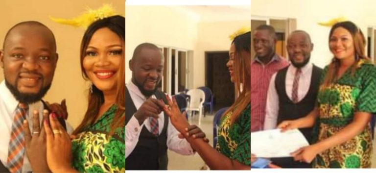 “If this is all you can do, please do it with your full chest” – Nigerian lady advises couples as she shares photos from her court wedding that costs N30k