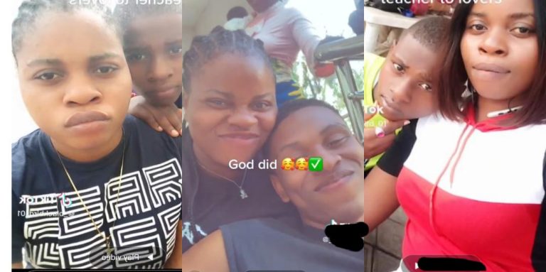 “From primary school teacher to lovers, I watched him grow” – Female primary school teacher falls in love with student, shares video