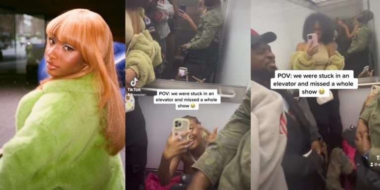 “Some situation will humble you” – Ayra Starr and crew turn gospel singers after getting stuck in elevator (Video)