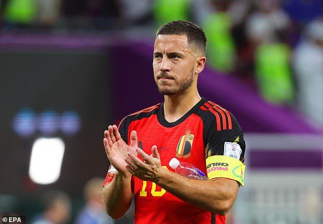 Real Madrid star, Eden Hazard admits he ‘didn’t like’ playing for Belgium at the World Cup