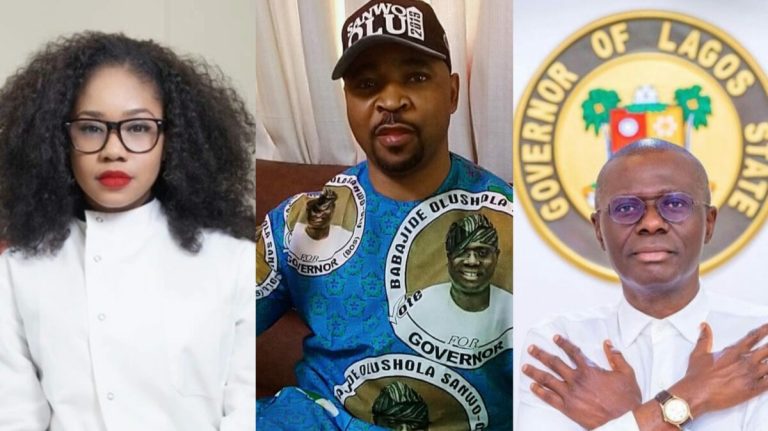 He confidently threaten voters because he is state backed. Sanwo-Olu call your thugs to order – Dr Ify Aniebo, wife of GRV reacts to MC Oluomo threatening voters (Video)