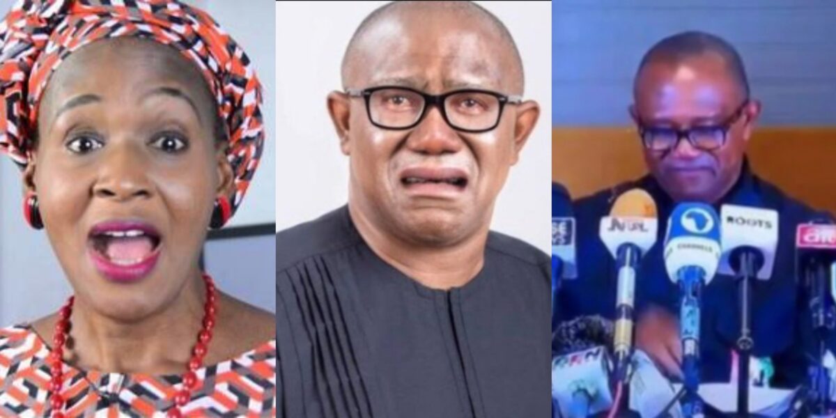 ‘No wonder everyone distant themselves away from you?’ – Fans blast Kemi Olunloyo for doing the unthinkable to Peter Obi, advised him to start a POS business