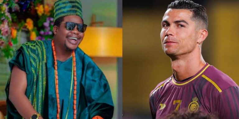 “They disrespected the real 7 and got demolished by 7 goals” – Reactions as Mr Macaroni shares photo of Cristiano Ronaldo after Manchester United’s 7-0 defeat
