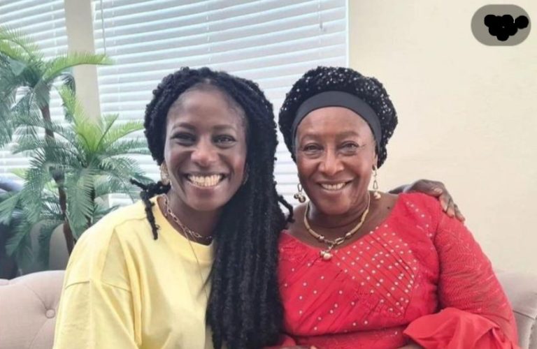 ‘How do you give birth to yourself’ – Tunde Ednut asks Patience Ozokwor as he shares she and her daughter’s photo