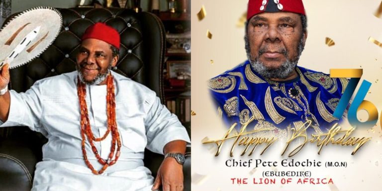 “Lion of Africa” – Tributes pour in as Veteran actor, Pete Edochie turns 76