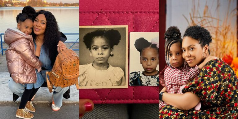 TBoss leaves many in awe of her striking resemblance with her daughter as she shares her throwback photo as a baby